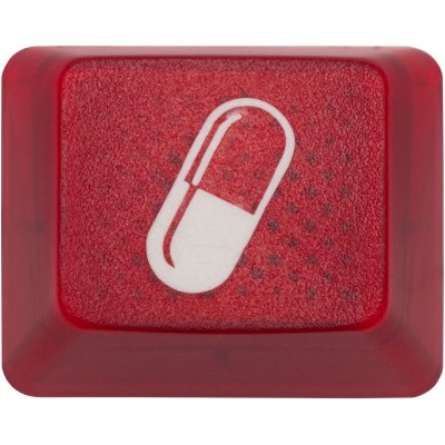 KeyPop Translucent 1x1.25 Red Pill Keycap